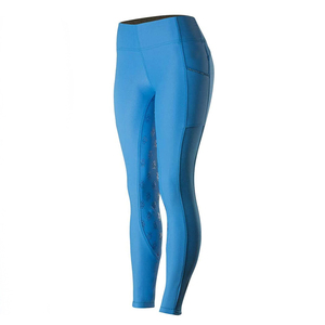 Leggings de Cintura Alta LuxeContour para Mujer, Control de Abdomen, Antibacterianos, 100% Nailon, Elásticos y Suaves, Diseño Color Block, para Equitación - Product Image 5