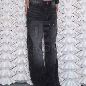 Latest Design Women Rhinestone <b>Pant</b> Grace Style Women Rhinestone <b>Pant</b> Breathable Comfortable Women Rhinestone <b>Pant</b> - Product Image 3