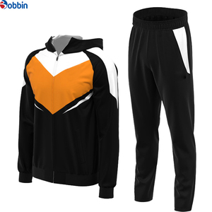 Conjunto de Chándal de Fútbol para Hombre, Chaqueta de Fútbol con Capucha y Cremallera Sublimada, Conjunto de 2 Piezas, Traje de Fútbol para Hombre para Todas las Temporadas - Product Image 4