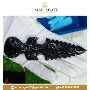 หัวอาธาเมหินออบซิเดียนสีดำ งานฝีมือประณีต อัญมณีแกะสลักคุณภาพพรีเมียม ของขวัญเครื่องมือทางจิตวิญญาณ - Product Image 4