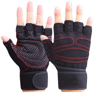 Gants de musculation personnalisés, confortables, respirants, en PU, antidérapants, imperméables, avec support pour les poignets, pour la remise en forme - Product Image 1