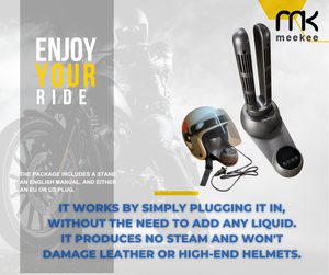 UV Light Dryer Helmet Accessories with 2 UVC LEDs and PTC Heating 30-Minute Timer AC 100-240V - Product Image 5