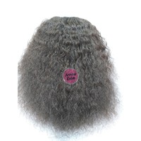 Cheveux humains 100% naturels Arrow Exim pour perruques Lace Front, texture bouclée profonde, cheveux de bébé transparents, densité 180%, cuticules de donneurs uniques