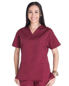 Col en v Gommage Costume Femmes Offre Spéciale Gommages D'hôpital D'infirmière uniformes OEM uniforme MÉDICAL - Product Image 5