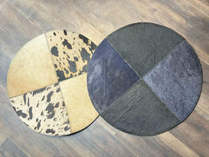 Hairon tapis en patchwork de peau de vache véritable tapis artisanal beau design pour la maison et le bureau décoration intérieure et extérieure tapis faits à la main - Product Image 4