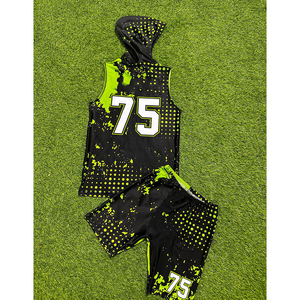 Uniformes de football américain 7v7 de haute qualité avec maillots et pantalons d'équipe personnalisés, fournisseur de vêtements de sport OEM par sublimation, uniformes 7v7 - Product Image 1