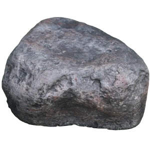 KNT Creations - Roca Artificial de Fibra de Vidrio con Textura Natural Gris, Isla de Piedra de Fibra de Vidrio Artística, Forma Irregular, Diseño Moderno, 300x200x145 mm, para Exteriores - Product Image 1