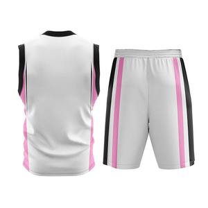 Custom Basketball Uniform Men Sleeveless Jersey Set Quick Dry Breathable Team Sportswear for Training Match Play - Product Image 4