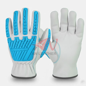 Guantes Resistentes de Cuero y TPR para un Manejo Seguro en Trabajos al Aire Libre, Seguridad para las Manos en el Trabajo - Product Image 3