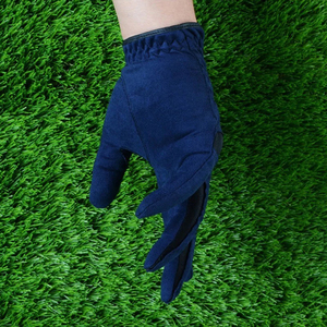 Gants de golf en microfibre à doigts entiers, bleu foncé, unisexe, à enfiler, protection des mains pour le sport - Product Image 6
