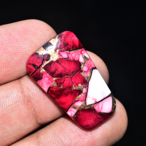 พลอยโรสดาเลียสีเทอร์ควอยซ์คุณภาพสูง รูปทรงผสมผสาน คาโบชอง จี้เครื่องประดับ พลอยโรสดาเลีย - Product Image 1