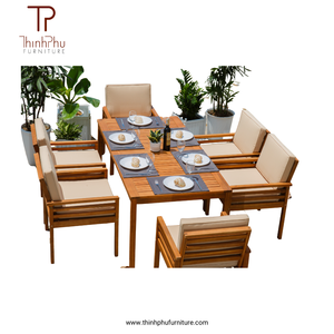 Contemporary Outdoor Rattan Garden <b>Chair</b> Eco-friendly Foldable Solid Wood Frame for Restaurant Hotel Kitchen Courtyard Villa - Product Image 4