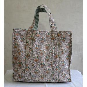 Sac fourre-tout en coton à imprimé floral bohème pour femmes, sac de shopping réutilisable, sac à bandoulière écologique pour les voyages, sac décontracté pour tous les jours - Product Image 5