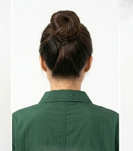 Women Drop-Shoulder-Turn Down-Collar Grooming Smock Gown \ Hair Stylist Barber Capes and Beauty Salon Hairdresser Grooming Smock - Product Image 3
