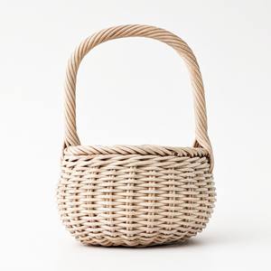 Panier cadeau tressé à la main, fournitures directes d'usine, organisateur de rangement en rotin de qualité supérieure, paniers pour demoiselles d'honneur - Product Image 4