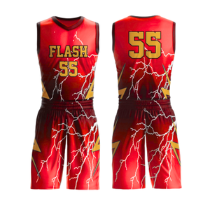 Uniforme de Baloncesto Sublimado Personalizado Dry Fit, Antiencogimiento, Transpirable, Conjunto de Camiseta y Pantalones Cortos de Baloncesto Sublimados, Precio Bajo de Fábrica - Product Image 5