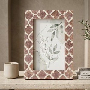 Resin Lightweight Rectangle Photo <b>Frame</b> Tabletop <b>5</b> <b>X</b> <b>7</b> Inch Vertical Decorative Display for Living Room Bedroom - Product Image 1