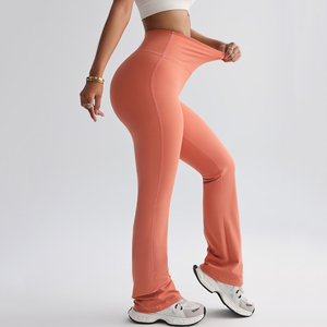 Amazing Women <b>Flare</b> <b>Leggings</b> Yoga Pants Multi Color Available High Waist Tights Fitness Gym Wear Soft Stretchy New - Product Image 4