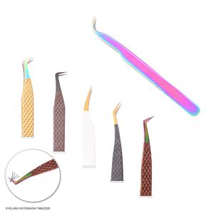 Perfection des cils sans effort Pince à épiler en acier inoxydable Pointe pointue Durable Antistatique pour les artistes de la beauté à domicile - Product Image 3