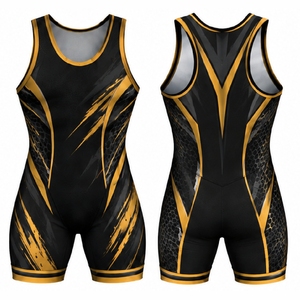 Custom Wrestling <b>Singlet</b> Men’s Athletic Wrestling Uniform Sublimated Team Sportswear Competition Training Apparel - Product Image 2