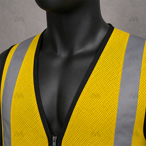Chaleco de Seguridad Reflectante de Alta Visibilidad para Trabajadores, Impermeable, de Algodón, Resistente, para Construcción, Trabajo en Carreteras, Unisex - Product Image 6