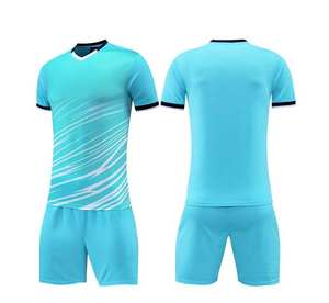 Uniforme de Fútbol Sublimado Personalizado, Manga Corta, Transpirable, de Secado Rápido, 100% Poliéster - Product Image 2