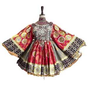 ผู้ผลิตโดยตรงจากโรงงาน ชุดแต่งงานแบบอัฟกานิคูชีคอลเลคชั่นใหม่สำหรับเทศกาลอีด สวมใส่สบายและระบายอากาศได้ดี ชุดอัฟกานิคูชีขายส่ง - Product Image 1