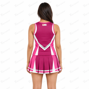 Uniforme de Porristas para Mujer, Premium, para Competencia, Tela Elástica de Alto Rendimiento, Top y Falda Deportiva Completos - Product Image 4