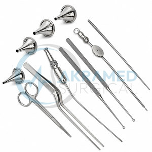 Juego de Instrumentos de Miringotomía con Certificación CE, 11 Piezas, Instrumentos Quirúrgicos de Acero Inoxidable Reutilizables para Cirugía de Oído, Kit de Instrumentos Quirúrgicos ORL - Product Image 2
