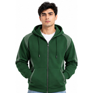 Zipper Hoodie for Men Custom Full <b>Zip</b> <b>Hooded</b> Sweatshirt Durable Active Casual Sportswear OEM ODM Manufacturer Wholesale Supplier - Product Image 1