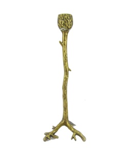 Stylish Gold Metal Candle Holder with Transparent Glass Cup for Festive and Everyday Interior Decoration - Product Image 6