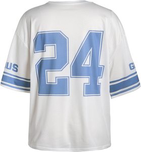 Camiseta de Fútbol Americano para Hombre, Malla Transpirable, Ropa Deportiva, Franja Verde y Amarilla, Uniforme de Equipo, Número Personalizado, Servicio OEM - Product Image 3