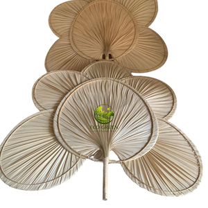 Abanico de Hoja de Bambú Hecho a Mano, Moderno, Vietnamita, Ecológico, Ovalado, para Decoración de Bodas y Regalos, Tamaño Personalizable - Product Image 3