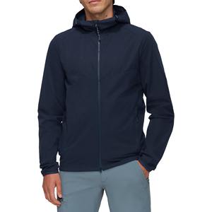 Vestes softshell à fermeture éclair personnalisées avec logo OEM, vestes coupe-vent respirantes imperméables pour hommes, vestes softshell grande taille - Product Image 2
