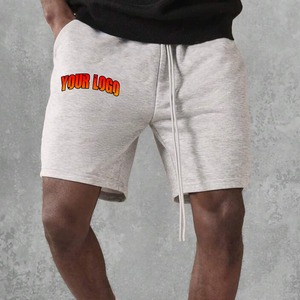 Pantalones Cortos Deportivos Personalizados para Hombre, Talla Grande, Cintura con Cordón, Corte Regular, Ligeros, para Gimnasio, Entrenamiento Atlético, de Algodón - Product Image 4