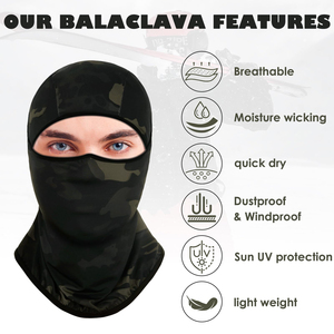 Balaclava intégrale respirante en tissu de haute qualité, anti-poussière, style tour de cou, pour l'été, conception personnalisée OEM, pour le sport et la pêche - Product Image 4