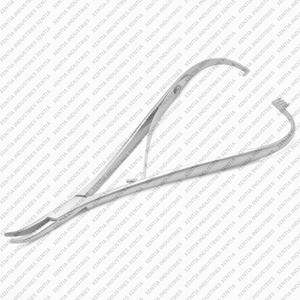 High Quality Smaha Curved Needle Holder Ligature Pliers Surgical Dental Instrument Stainless Steel OEM CE Certified Surgical Use - Product Image 5