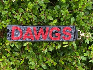 New Football Basketball Baseball Fans Events Custom Beaded Game Day Keychain Wristlet Handmade GO VOLS Fan Adjustable Keychains - Product Image 5