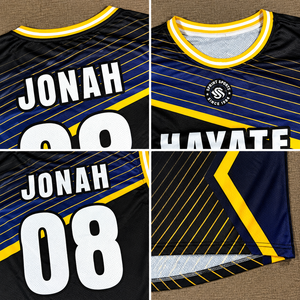 เสื้อบาสเก็ตบอล OEM ODM สั่งทำได้ พิมพ์ลายตามต้องการ ชุดทีม แห้งเร็ว ผ้าตาข่าย ชุดกีฬา ขายส่ง - Product Image 4