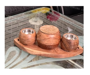 <b>Mother</b> of Pearl Wooden Incense Holder Set Round Tray Desktop Incense Sticks Display Holder for Home Decor - Product Image 5