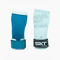 Empuñaduras de mano con logotipo personalizado CrossFit con muñequeras para el sudor OEM ODM equipo de entrenamiento funcional de levantamiento de pesas para deportes