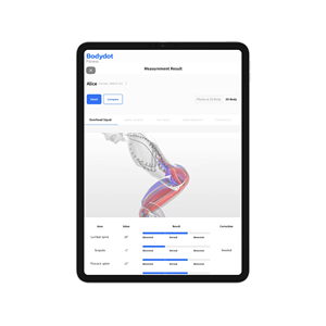 Analizador Corporal Inteligente Flexible Bodydot BDF1000 con IA, Marco de Aleación de Aluminio, No Plegable, Seguimiento de Postura Corporal Completa, 35x35x134cm - Product Image 1