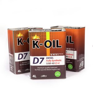 Lubrifiant K-OIL D7 pour moteur diesel 5W30/10W40 API CI-4, prix avantageux, personnalisation possible, application : moteur diesel haute performance. - Product Image 1