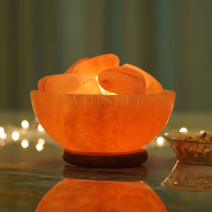 Lámpara de Sal de Lujo con Diseño de Roca Natural y Estilo Moderno para el Hogar - Product Image 4