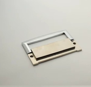 Wholesale Zinc Alloy Recessed Drawer Pull <b>Handle</b> Modern <b>Flush</b> Mount Kitchen Dresser Cabinet Hardware Eco-Friendly Durable - Product Image 3