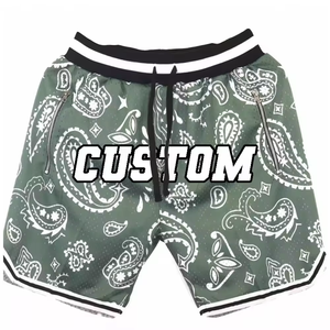 Shorts de sport pour homme, imprimé flamme noire, taille mi-haute, cordon de serrage, respirant, en polyester, vêtements de sport décontractés - Product Image 5