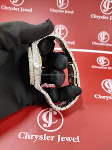 Luxury High Quality Automatic <b>Wrist</b> <b>Watches</b> <b>for</b> Male Female Handmade Setting Stainless Steel Moissanite Diamond Mechanical - Product Image 4