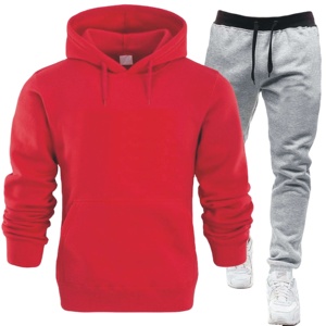 LATEST DESIGN PULLOVER <b>HOODIES</b> TRACKSUIT <b>RUNNING</b> GYM SPORTS JOGGING WEAR PATCHWORK TWO PIECE JOGGING SUIT SWEATSUIT TRACK SUIT - Product Image 2