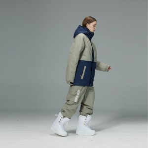 Conjunto de Traje de Esquí para Hombre y Mujer, Personalizable, Resistente al Viento y al Agua, 100% Poliéster, Fusión sin Costuras para Snowboard y Esquí - Product Image 2