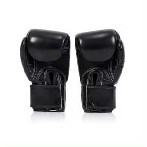 นวมชกมวยไทย Fairtex สีดำใหม่เอี่ยม คุณภาพสูง หนังวัวแท้ สำหรับมืออาชีพ อุปกรณ์ฝึกซ้อมมวย Fairtex - Product Image 3